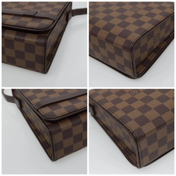 LOUIS VUITTON Damier Ebene Tribeca Ron Shoulder Bag N51160 LV Auth 133305 - Picture 14 of 16